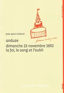 Anduze, dimanche 23 novembre 1692